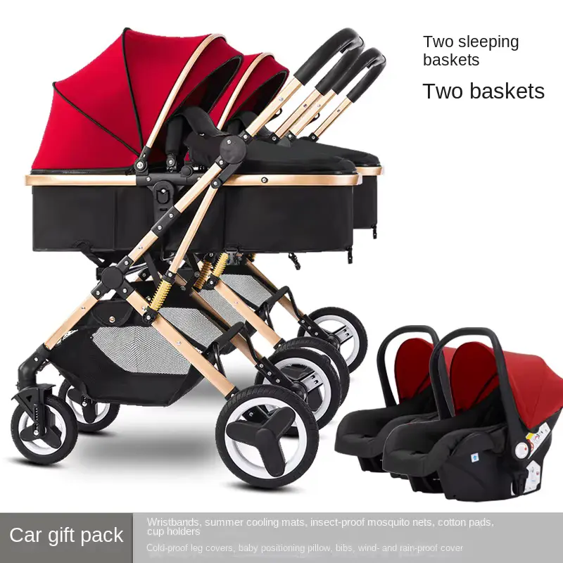 Wholesale Stroller Seat Foldable Double With Car Lightweight Metal Frame product image 3 - HONYON