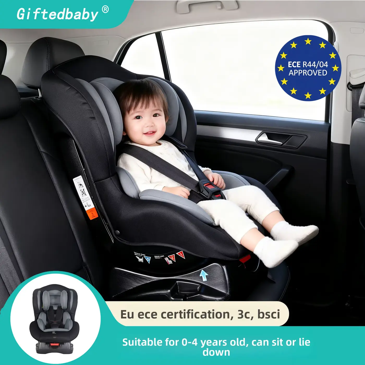 Wholesale Seat Car Safety Infants Babies Universal Portable product image 3 - HONYON