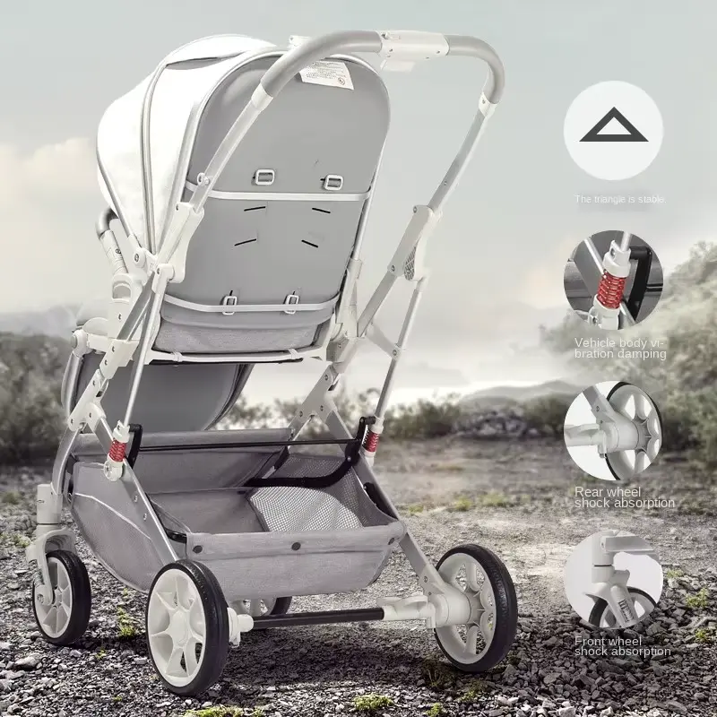 Wholesale Stroller Seat Latest Lightweight Wheel Portable Large Shock Absorb product image 3 - HONYON