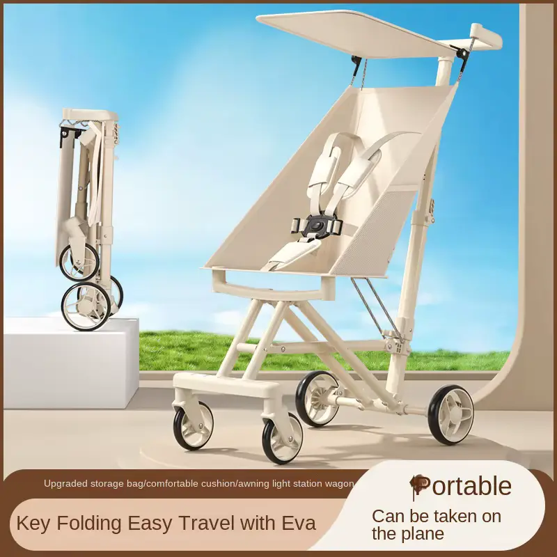 Wholesale Stroller Lightweight Travel Airplane Carry On Foldable Buggy With product image 3 - HONYON