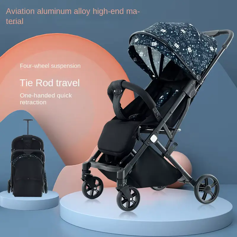 Wholesale Cotton Stroller Luxury Multifunction Pram Aluminum Alloy Frame Light - HONYON