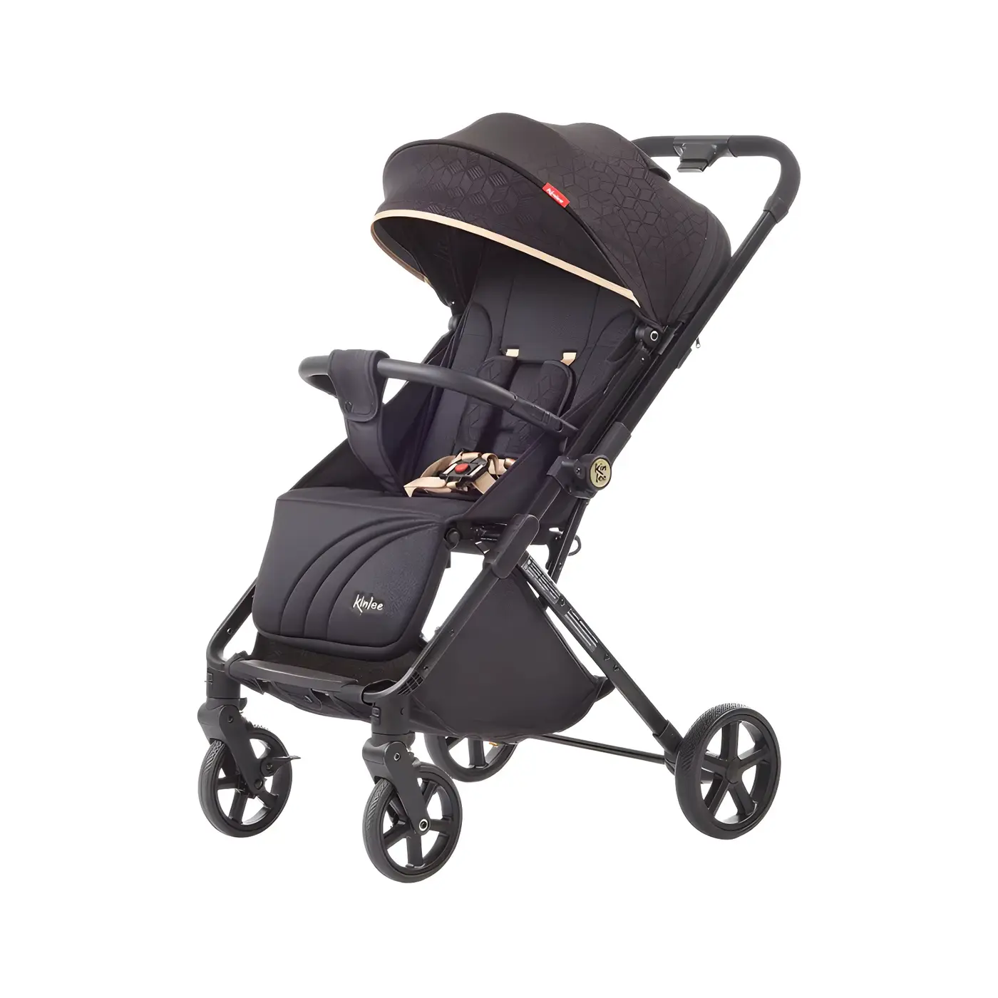 Wholesale Stroller Three Fold Foldable Bidirectional Pushchair Reclining Sit Lie - HONYON