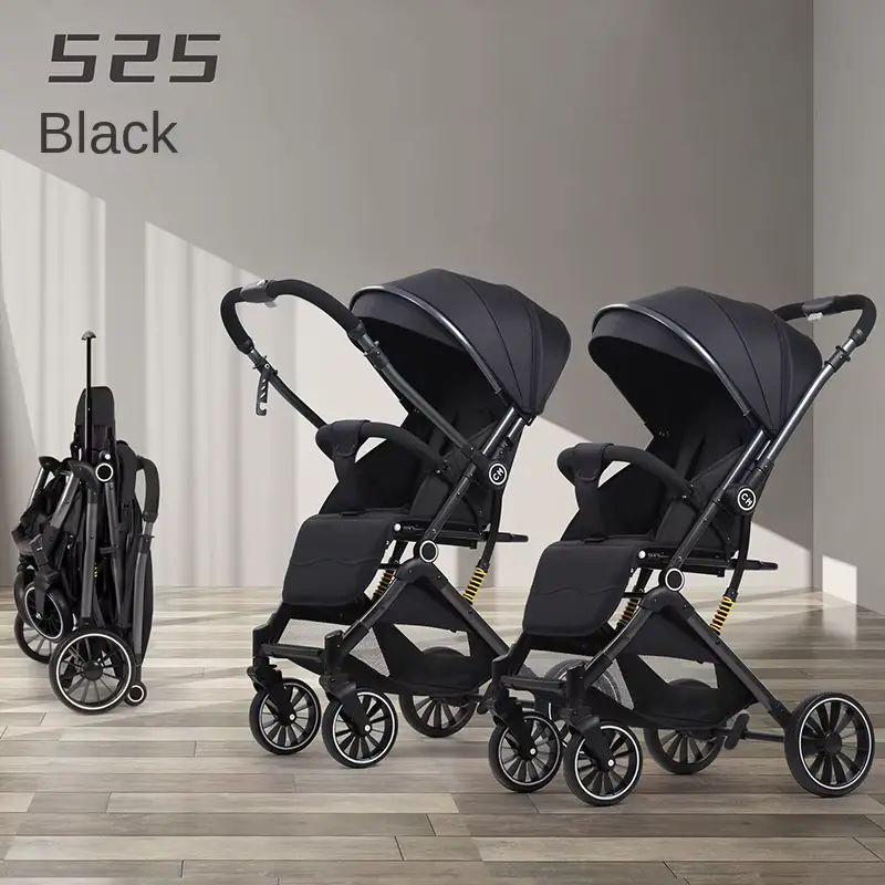 Wholesale Stroller Travel Systems Lightweight Portable 2-in Foldable Compact Pram product image 3 - HONYON