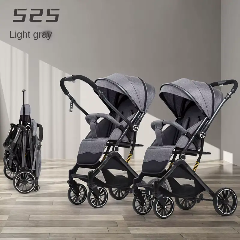 Wholesale Stroller Travel Systems Lightweight Portable 2-in Foldable Compact Pram - HONYON