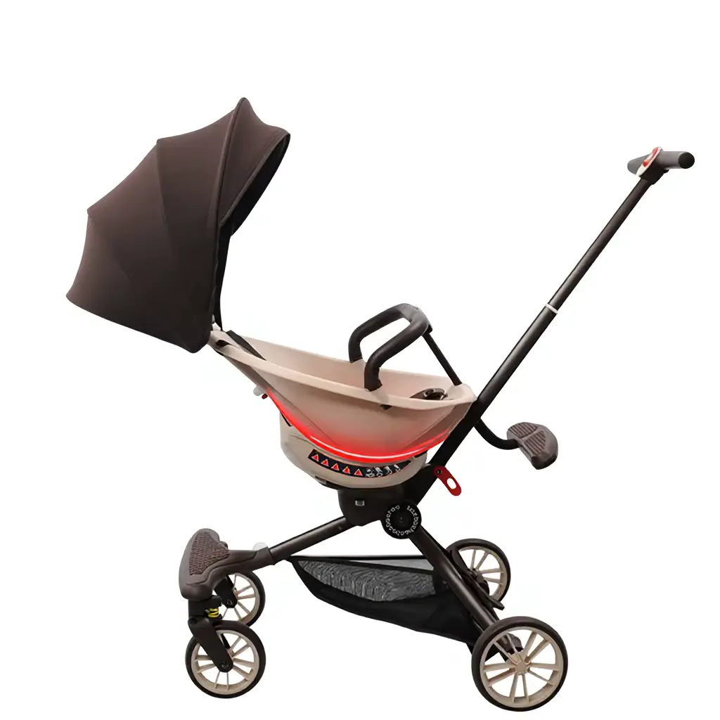 Wholesale Stroller High Landscape Bidirectional Toddler Aluminum Alloy Frame One product image 3 - HONYON