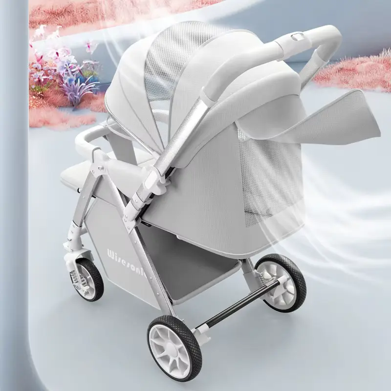 Wholesale Stroller Newborn 0-6 Months Lightweight Foldable Stainless Steel Frame product image 3 - HONYON