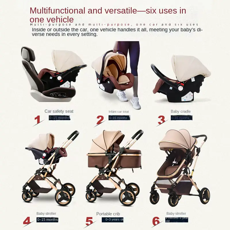 Wholesale Stroller Portable Aluminum Alloy Tool Cart Transformable Hand Detachable product image 3 - HONYON