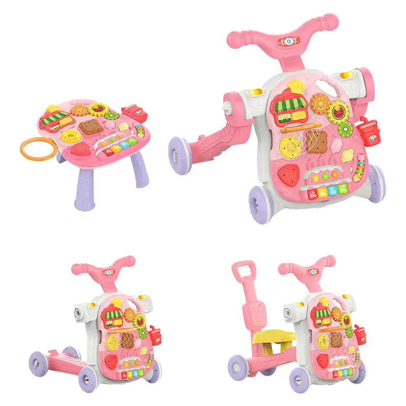 Wholesale Stroller Walker Seat Scooter 4-in Multifunction With Rocking Horse - HONYON
