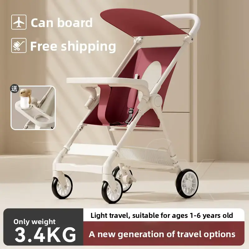 Wholesale Stroller Portable Airplane-friendly Compact One-hand Fold Travel With Adjustable - HONYON