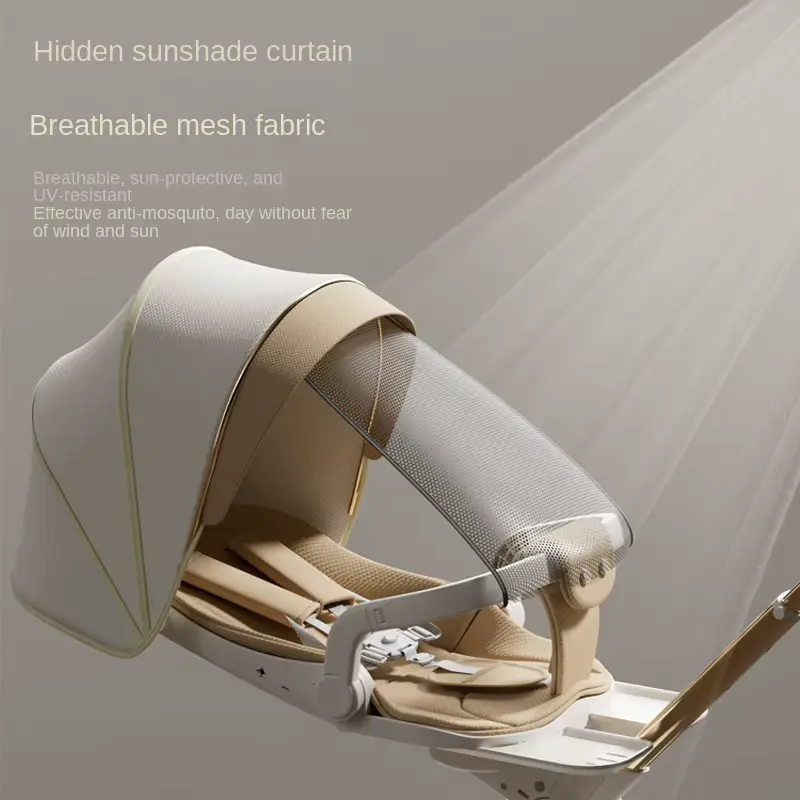 Wholesale Stroller Lightweight Foldable One-touch Stowable Aluminum Alloy Portable With product image 3 - HONYON