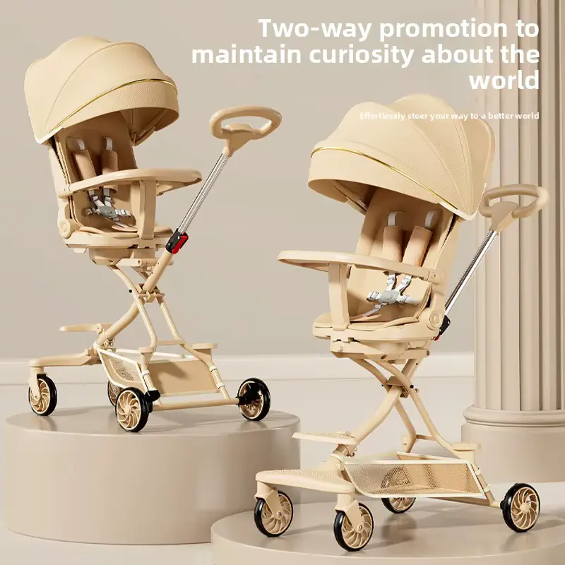 Wholesale Stroller Metal Foldable With High-view Design Reclining Seating product image 3 - HONYON