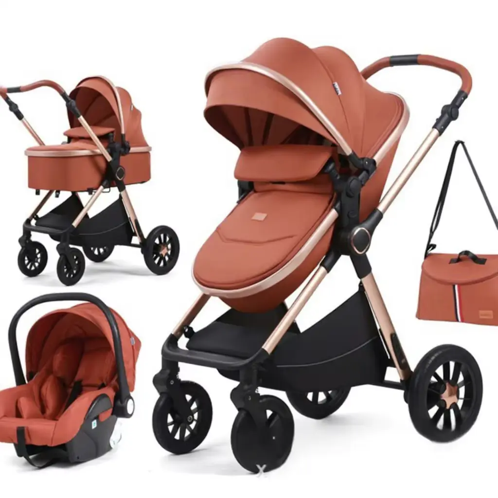 Wholesale Stroller Seat Hot-selling European-style 3-in Foldable Multifunctional Carriage product image 2 - HONYON
