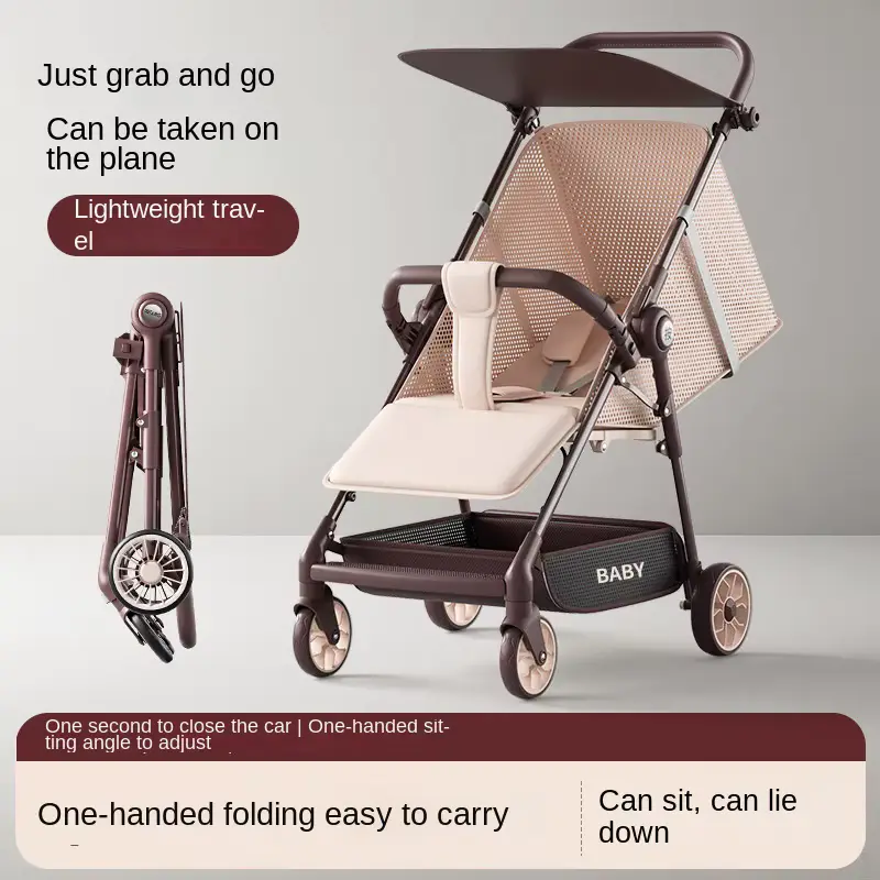 Wholesale Stroller Lightweight Umbrella Compact Pocket Toddlers Reclining Airline - HONYON