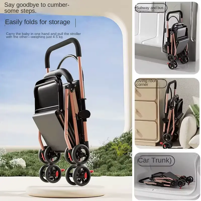 Wholesale Stroller Seat Reversible Compact Easy Fold Stainless Steel Frame product image 3 - HONYON