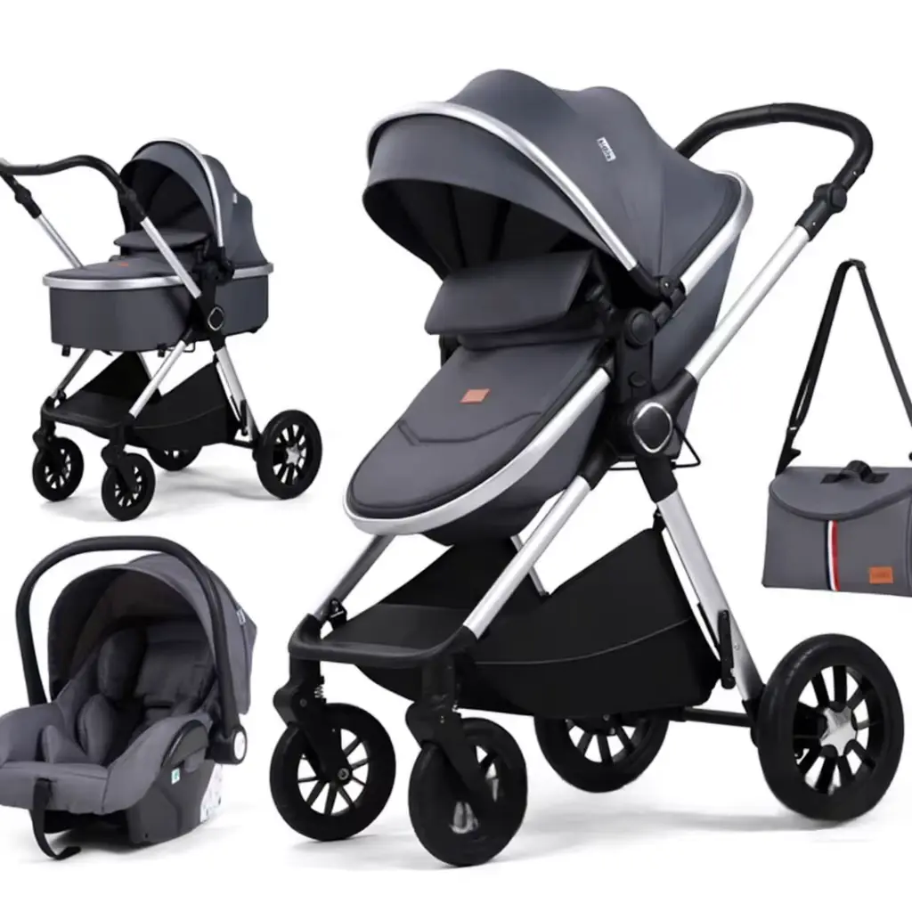 Wholesale Stroller Seat Hot-selling European-style 3-in Foldable Multifunctional Carriage product image 4 - HONYON