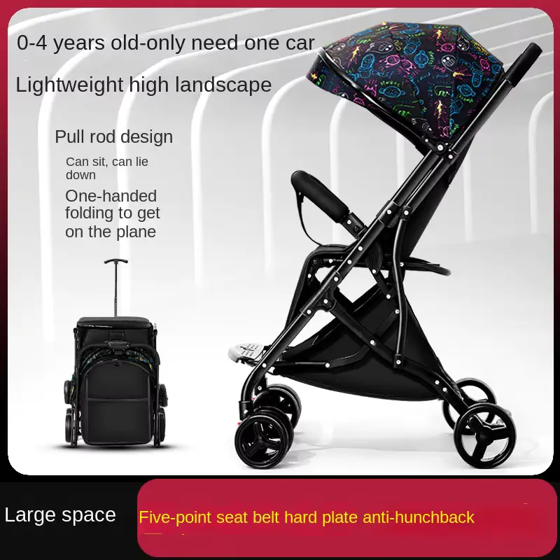 Wholesale Stroller Telescopic Rod Design Sit Lie One Hand - HONYON