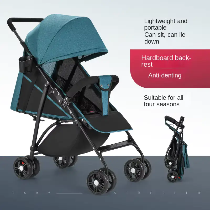 Wholesale Stroller Lightweight Foldable Stainless Steel Carriages Reclining Portable - HONYON