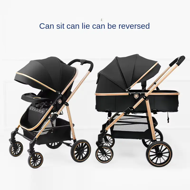 Wholesale Stroller Seat Hot-selling European-style 3-in Foldable Multifunctional Carriage product image 3 - HONYON