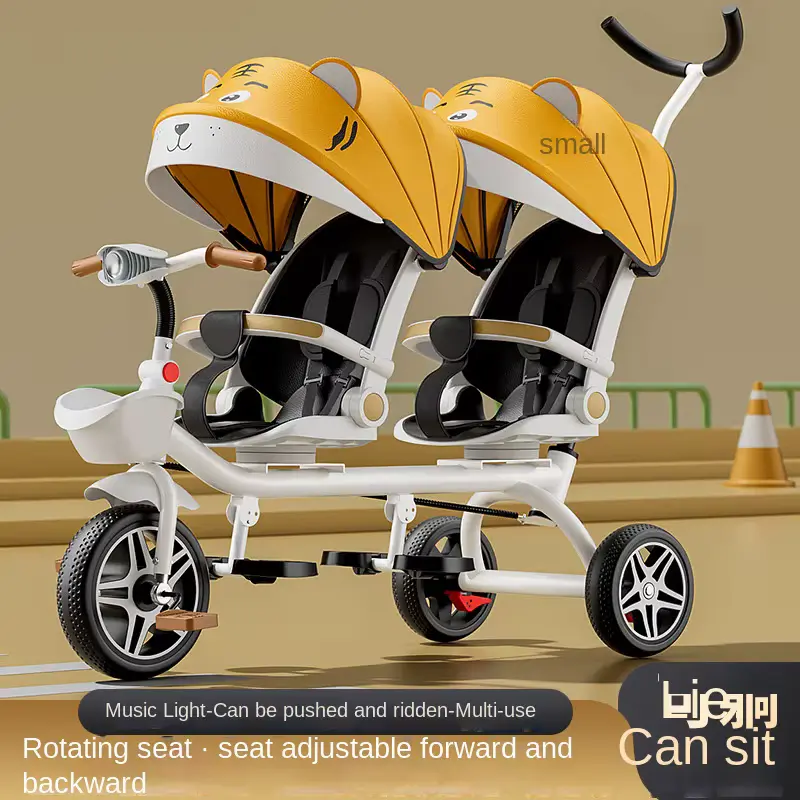 Wholesale Seat Double Child Bicycle Trolley 1-6 Years Old Swivel - HONYON