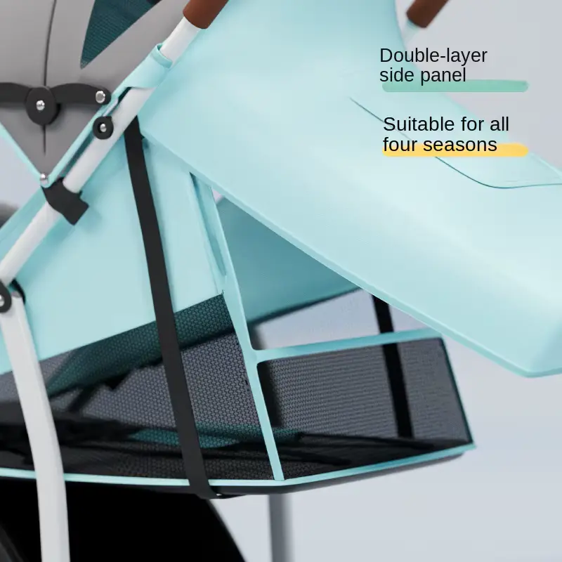 Wholesale Stroller Seat Ultra-light Foldable Recline All-weather Travel System 3-in product image 3 - HONYON