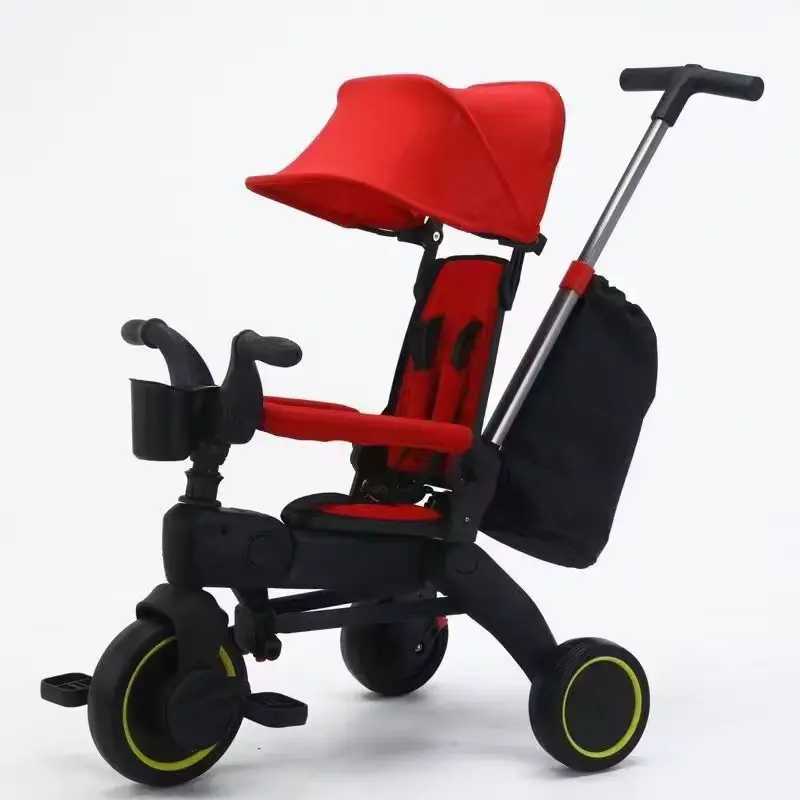 Wholesale Stroller Tricycle Convertible Riding Bicycle Toddlers With Push - HONYON