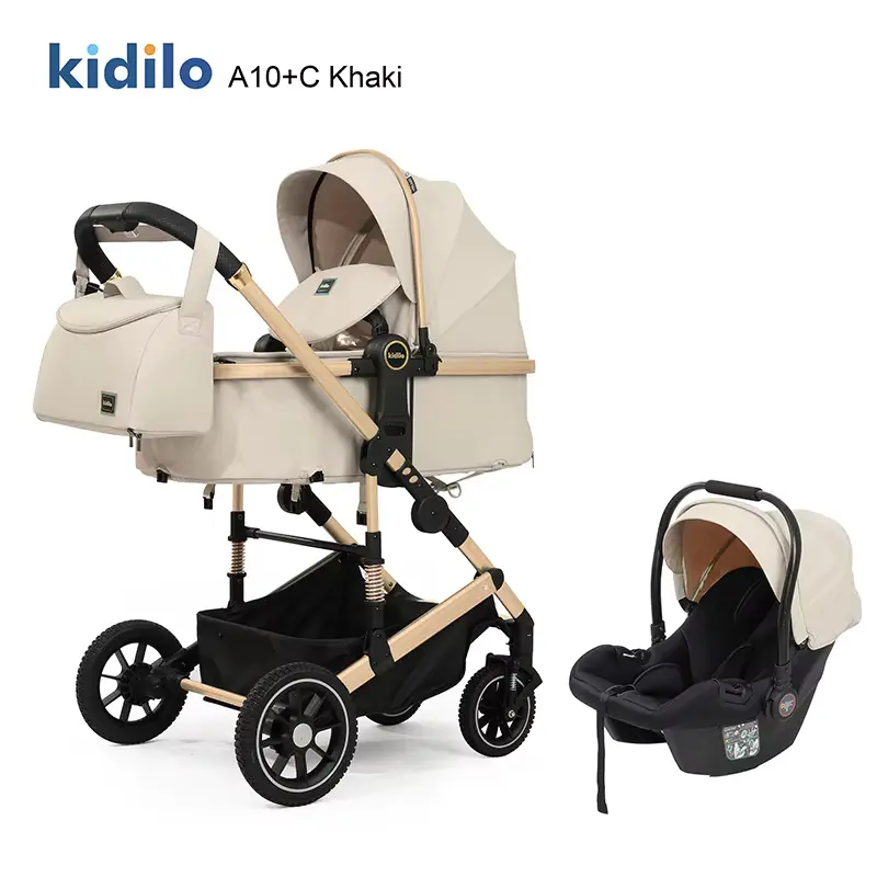 Wholesale Stroller Seat One-button Folding High-view Carriage Safety Can Sit - HONYON